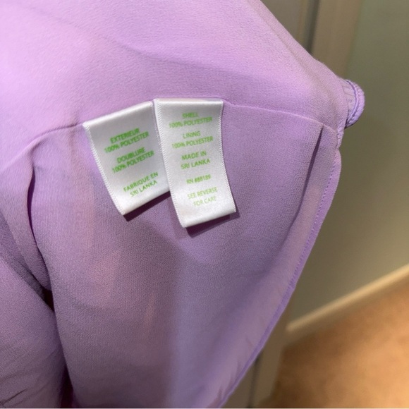 Lilly Pulitzer Purple Ruffled Off-Shoulder Midi Dress - Picture 8 of 8